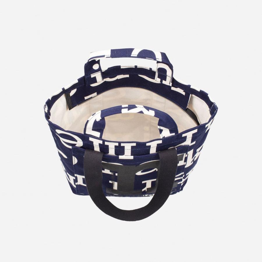 marimekko（マリメッコ） 日本限定 トートバッグ ロゴ ネイビー