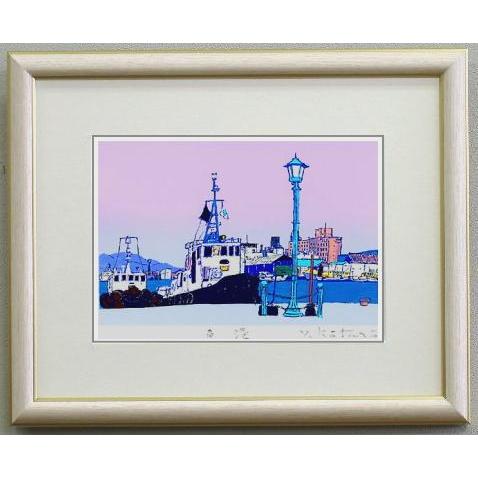 版画IP51 漁港 吉岡浩太郎 : 絵画と額縁のアートギャラリー前田 - 通販