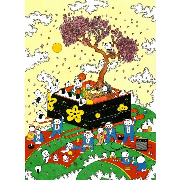 現代アート 絵画 ポップアート パンダ 絵 ジークレー 版画 あごぱん