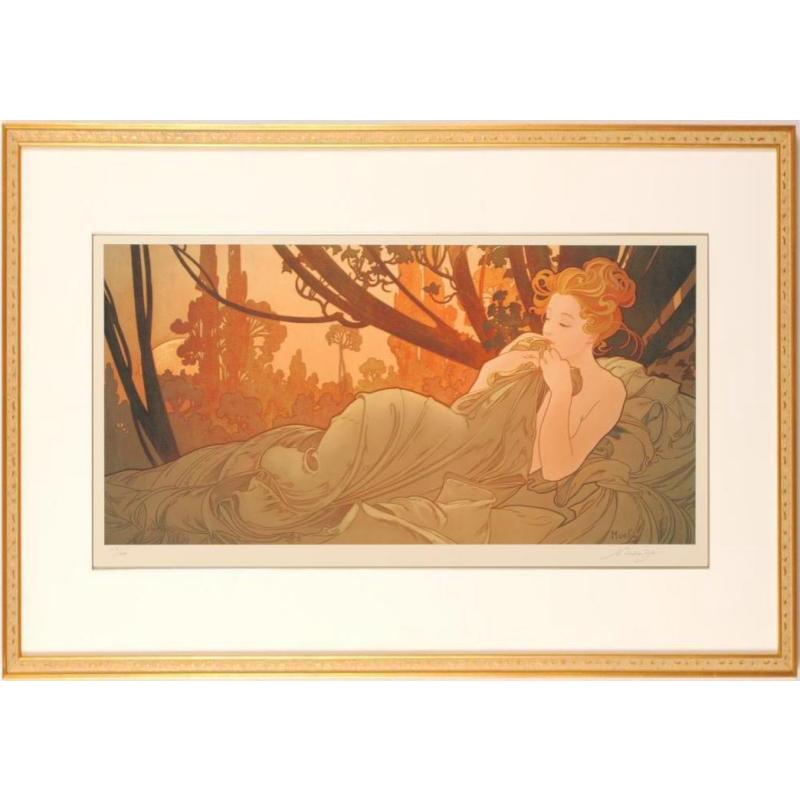 アルフォンス・ミュシャ 絵画 アールヌーボー リトグラフ 複製 アルフォンス・ミュシャ 絵画 アールヌーボー リトグラフ 複製