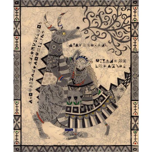 絵画 銅版画 エッチング アクアチント 朝日みお 「君と踊りたい 絵画 銅版画 エッチング アクアチント 朝日みお 「君と踊りたい