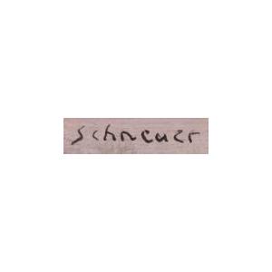 デビット・シュノイヤー 絵画 アクリル画 人物画 「パリの人々」 額付き_2