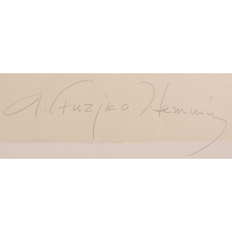 フジ子・ヘミング 天使・2 インテリア 絵画 自画像 銅版画 フジ子・ヘミング 天使・2 インテリア 絵画 自画像 銅版画