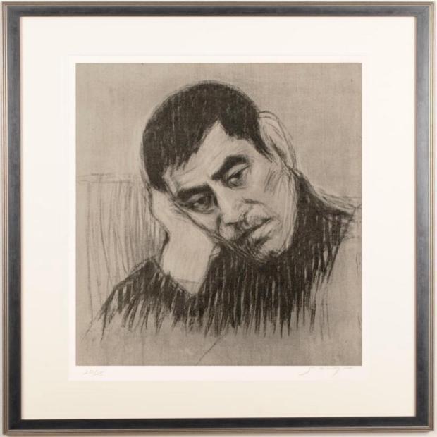 福山小夜 セーター 高倉健 絵画 銅版画 エッチング インテリア 福山小夜 セーター 高倉健 絵画 銅版画 エッチング インテリア