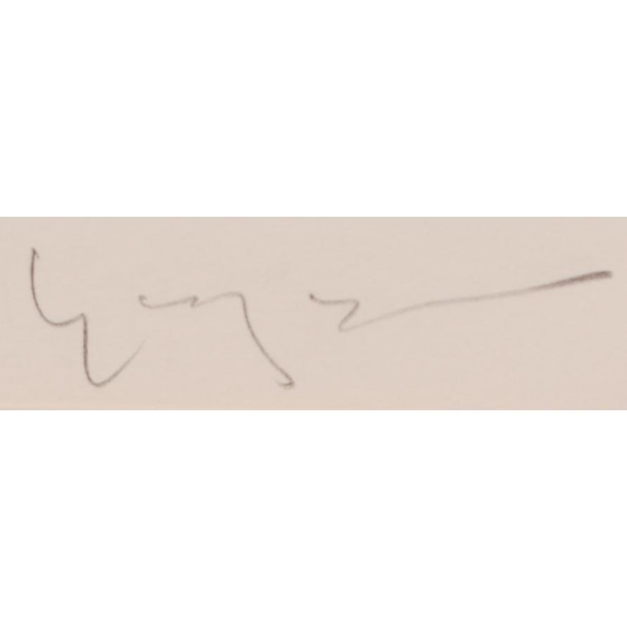 ヒロ・ヤマガタ 絵画 「バスストップ」 フランス パリ 風景画 シルク