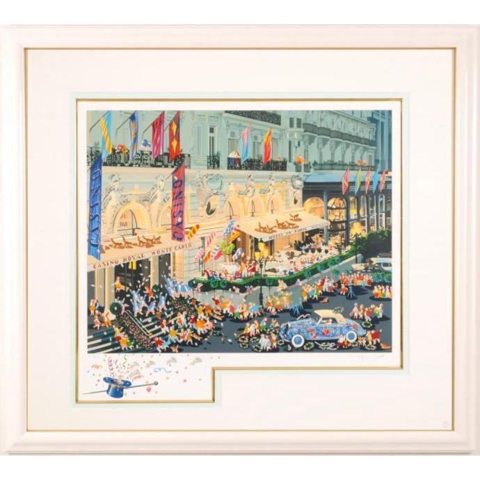 ヒロ・ヤマガタ ホテル・ド・パリ インテリア 絵画 モナコ 風景画