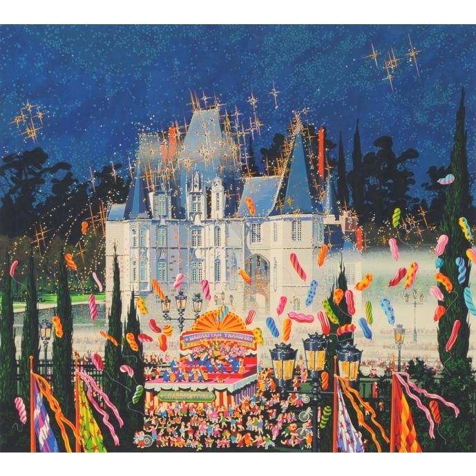 ヒロ・ヤマガタ スターライトコンサート 絵画 シルクスクリーン ヒロ・ヤマガタ スターライトコンサート 絵画 シルクスクリーン
