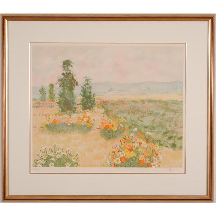 花 絵画 リトグラフ 版画 水彩画風 インテリア 額 美術品 大型 花 絵画 リトグラフ 版画 水彩画風 インテリア 額 美術品 大型