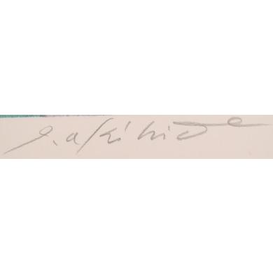 花 絵画 静物画 リトグラフ 版画 今村昭秀 「花の記憶」 額付き