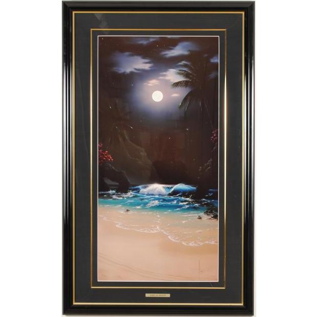 ジョン・アルホーグ クリスタルムーン 海 絵画 風景画 ハワイ