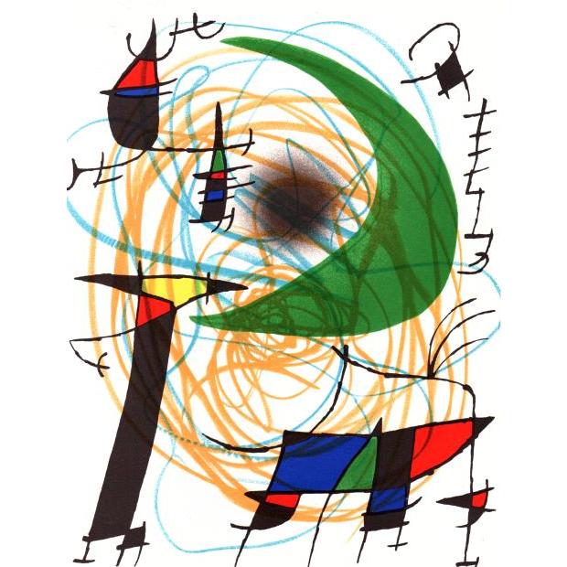 ジョアン・ミロ ノーサイン・22 抽象画 絵画 リトグラフ 版画 ジョアン・ミロ ノーサイン・22 抽象画 絵画 リトグラフ 版画