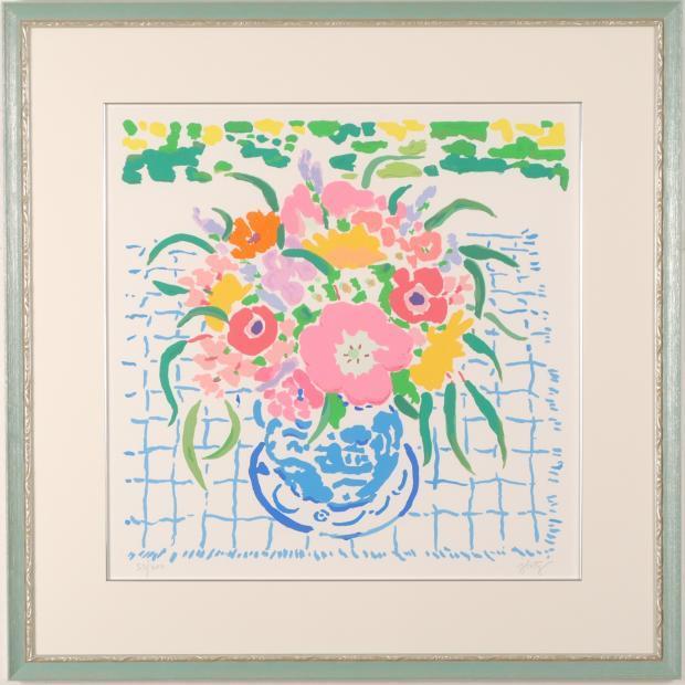市場 ポップアート 花 ボッツ 版画 絵画 シルクスクリーン ジョン
