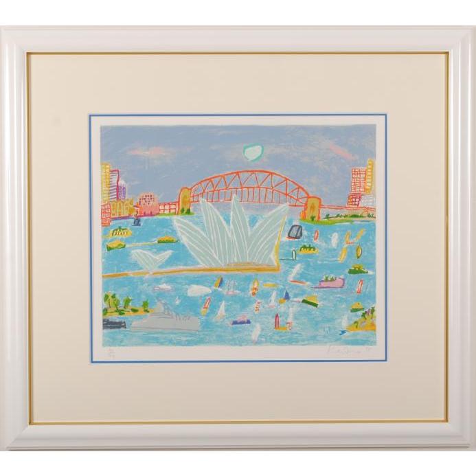 ケン・ドーン シドニー港のオペラハウス ポップアート 絵画