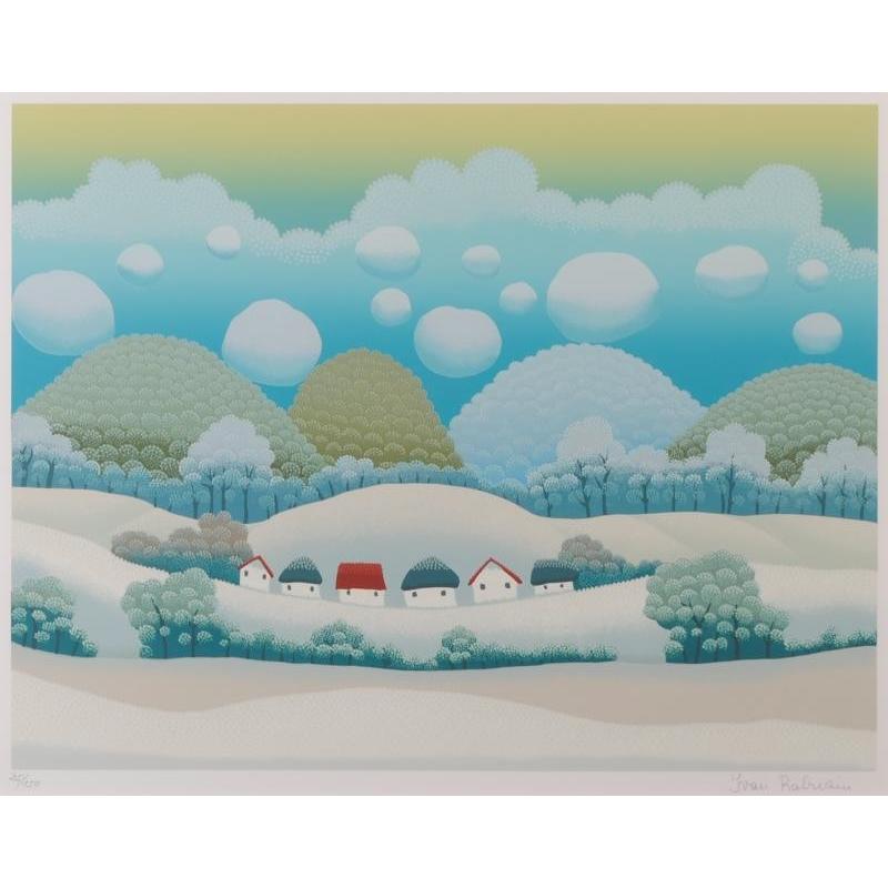 イワン・ラブジン 絵画 シルクスクリーン 版画 ナイーフアート
