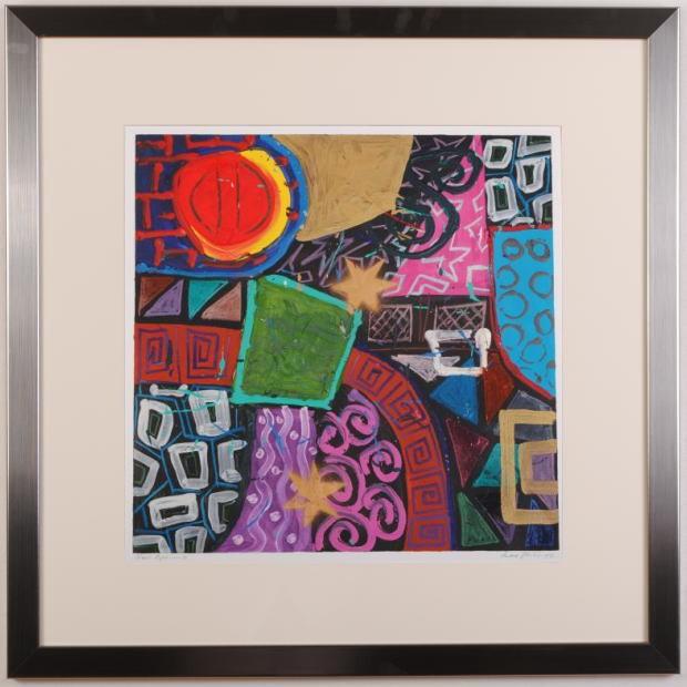 現代アート 絵画 抽象画 モダンアート モノタイプ 版画 リー 
