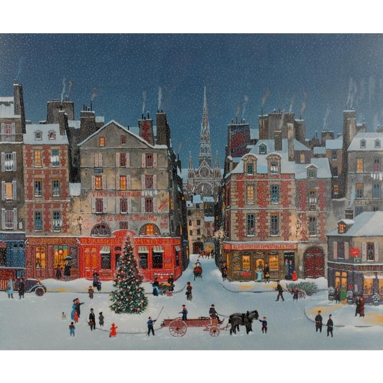 ミッシェル・ドラクロワ ノエル・ノエル パリ 絵画 風景画 ミッシェル・ドラクロワ ノエル・ノエル パリ 絵画 風景画