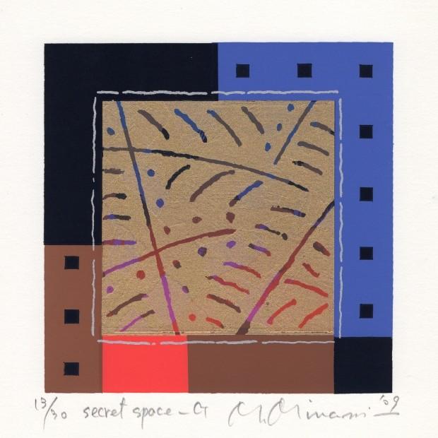 抽象画 絵画 現代アート モダンアート シルクスクリーン 版画 南正雄