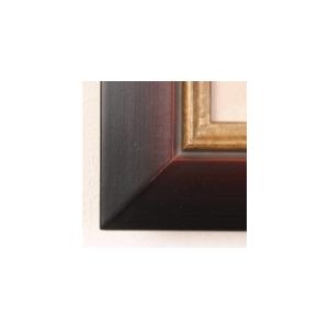 パリ 風景画 絵画 フランス 油絵 中野克彦 「赤い本屋」 額付き