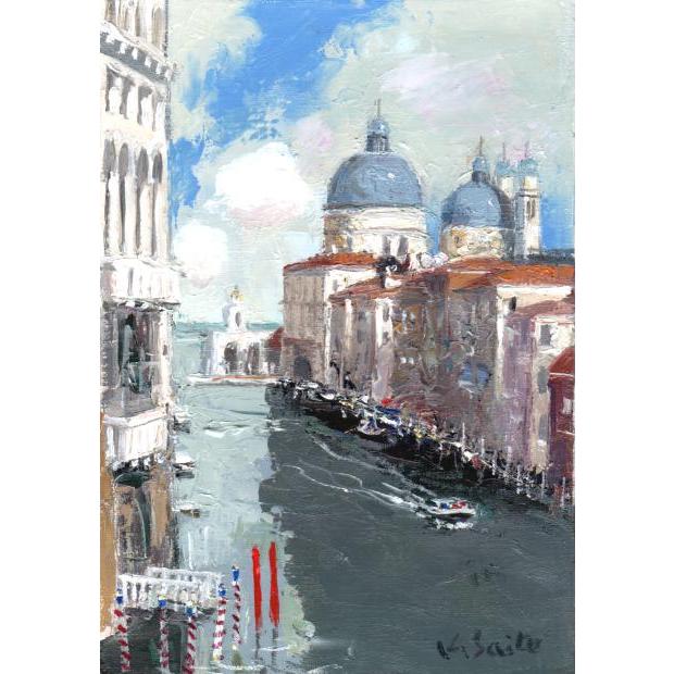 ベニス 絵画 風景画 イタリア 油絵 斉藤要 ベネチア インテリア ベニス 絵画 風景画 イタリア 油絵 斉藤要 ベネチア インテリア