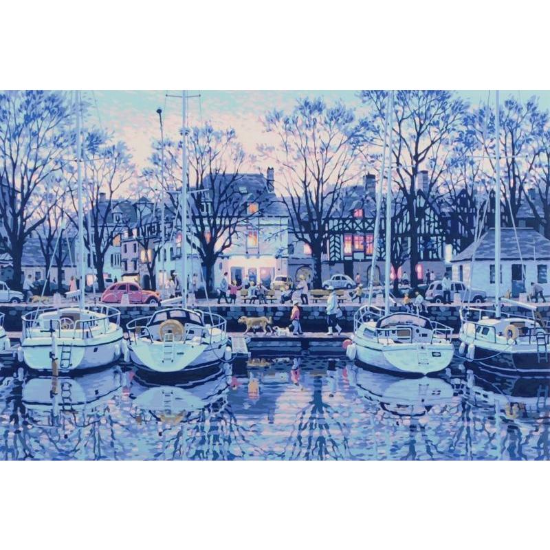 笹倉鉄平 アフターグロウ フランス 絵画 風景画 シルク 笹倉鉄平 アフターグロウ フランス 絵画 風景画 シルク