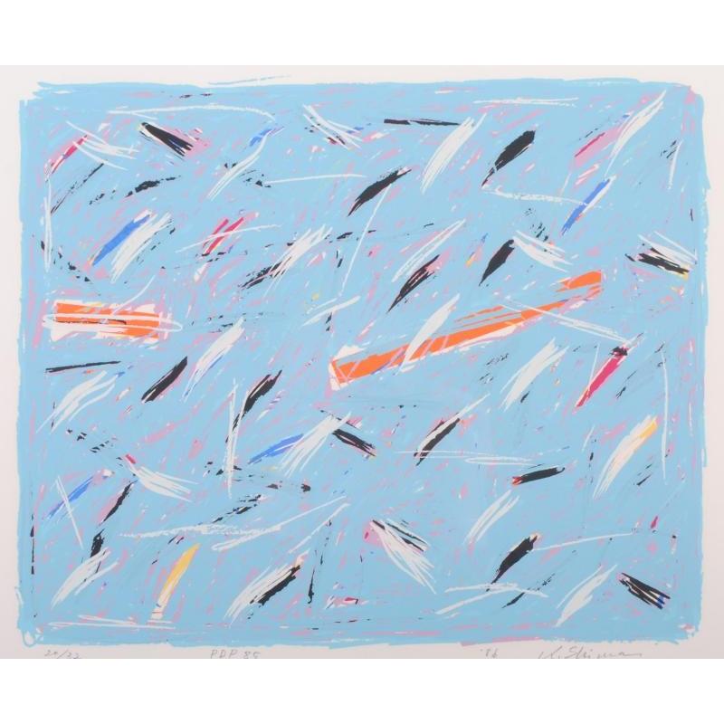 現代アート 絵画 抽象画 モダンアート リトグラフ 版画 島州一 「POP85