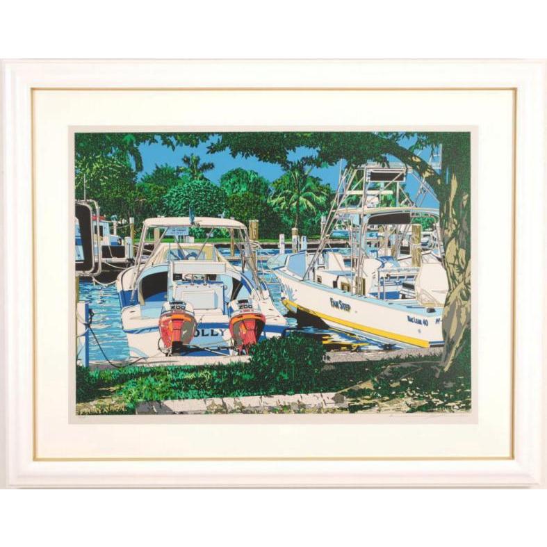 鈴木英人 FAN STEP 海 絵画 風景画 インテリア リトグラフ 版画