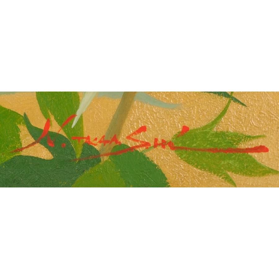 猫 絵画 油絵 油彩画 高橋伸子 「らんでぶー」 額付き : アート 猫 絵画 油絵 油彩画 高橋伸子 「らんでぶー」 額付き : アート