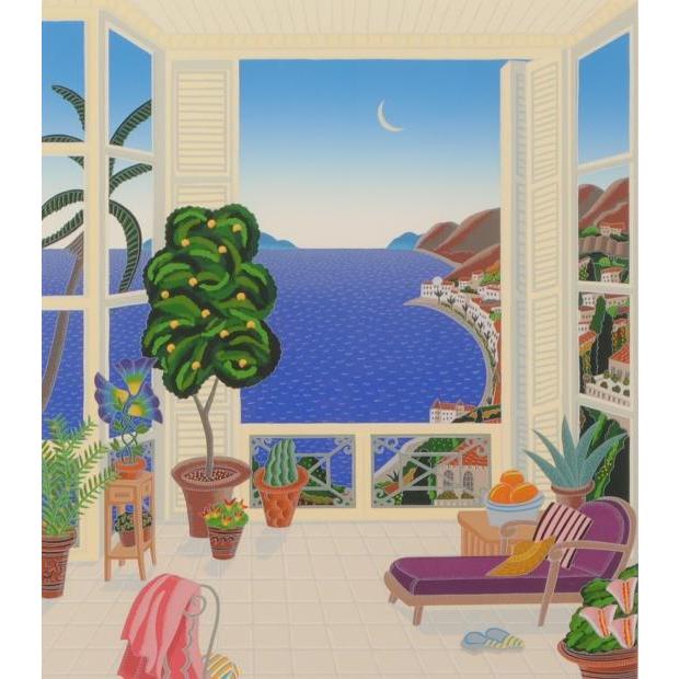 トーマス　マクナイト、リビエラ　コンサーバトリー トーマス・マックナイト リビエラ・コンサバトリー 海 絵画 風景画