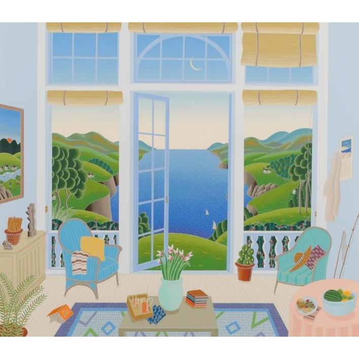 トーマス・マックナイト サマーハウス 海 絵画 風景画 アメリカ