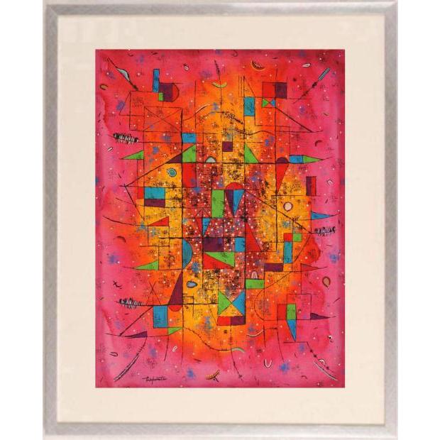 抽象画 絵画 現代アート 水彩画 若松愛子 works L-6 インテリア 抽象画 絵画 現代アート 水彩画 若松愛子 works L-6 インテリア