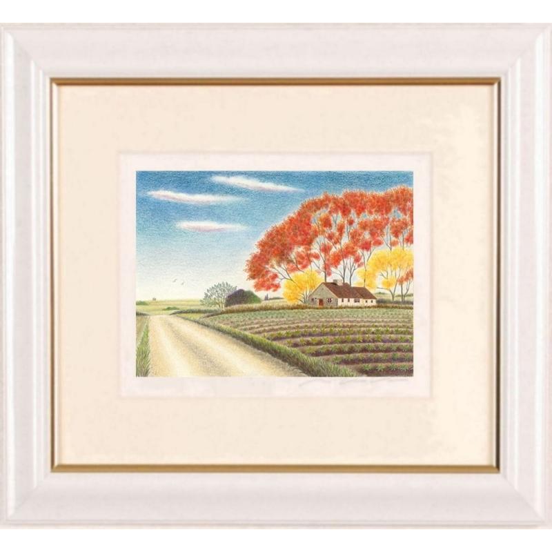 渡辺美香子 道 風景画 絵画 ジークレー 版画 インテリア プレゼント