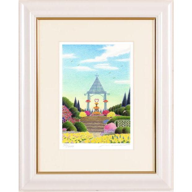 渡辺美香子 天空の花園 絵画 風景画 ジークレー 版画 インテリア