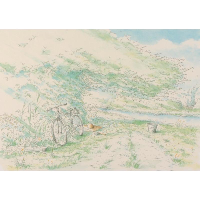 内田新哉 版画 絵画 版画『おだやかな時 calm』 | 内田新哉ネットショップ