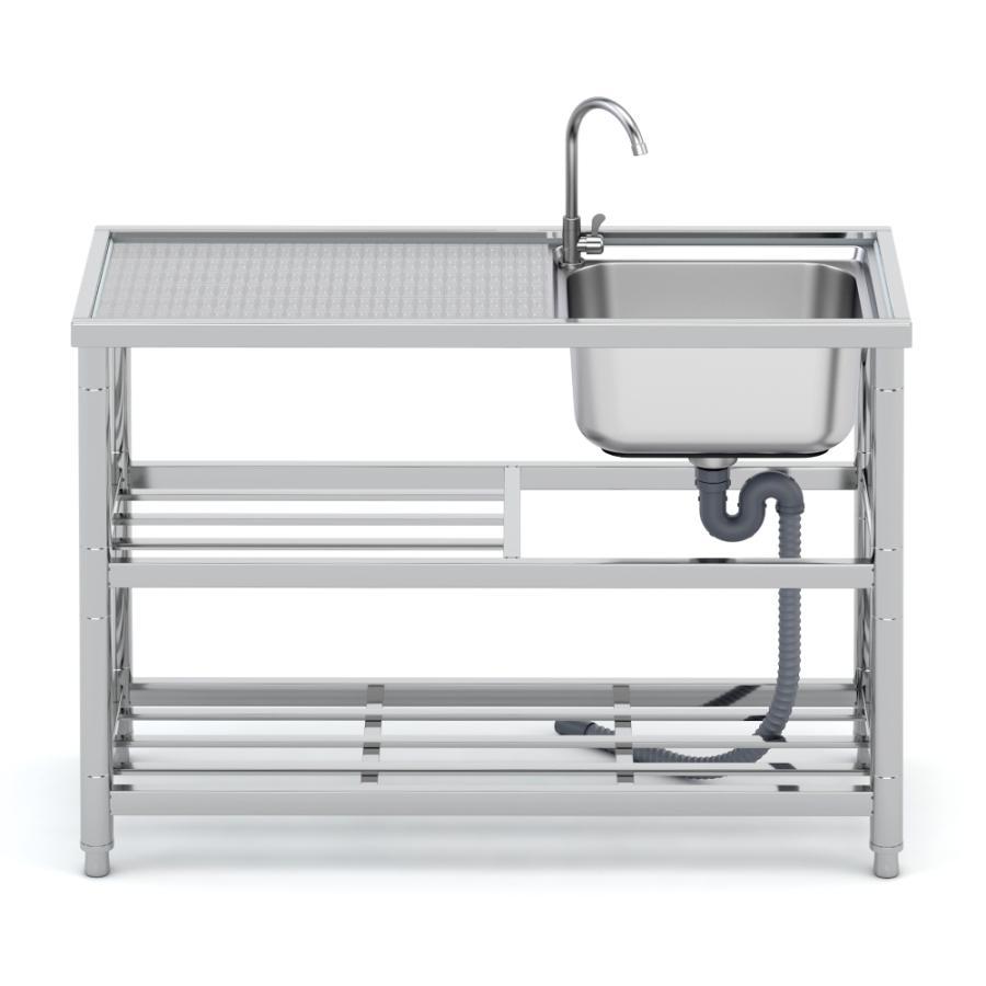 流し台 シンク サビや傷はございます 幅120 奥55cm