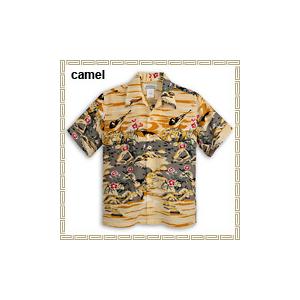 MAKANA LEI（マカナレイ） アロハシャツ 駒鳥柄 Japanese Robin メンズ