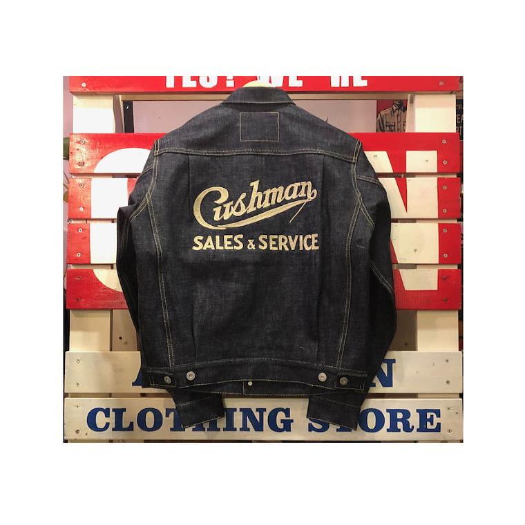 CUSHMAN クッシュマン 13.5oz DENIM 2ND.MODEL JACKET CUSHMAN クッシュマン 13.5oz DENIM 2ND.MODEL JACKET