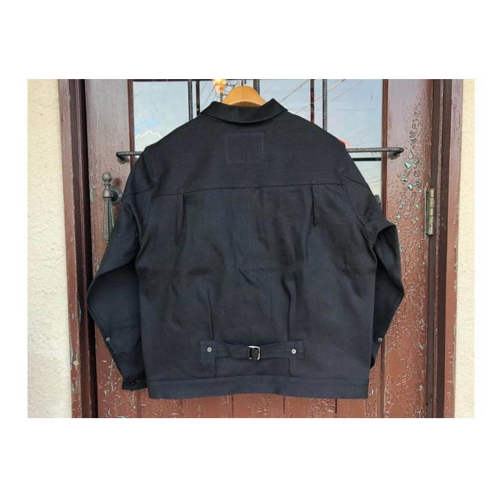 CUSHMAN（クッシュマン） 13.5oz ブラックデニムファーストモデル