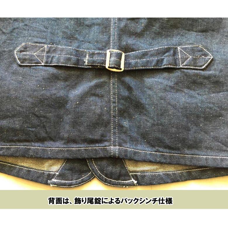 CUSHMAN（クッシュマン） 10oz デニムワークベスト メンズ レディース