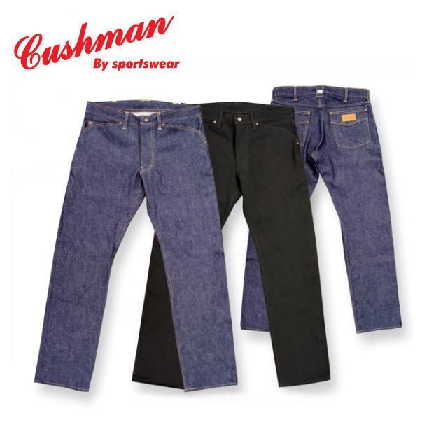 CUSHMAN クッシュマン 14oz デニムローバックスモデル パンツ CUSHMAN クッシュマン 14oz デニムローバックスモデル パンツ