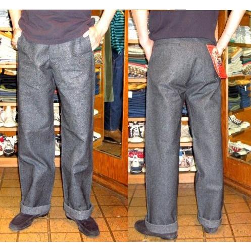 CUSHMAN CUSHMAN ブラックシャンブレー・ワークパンツ 1941年 CUSHMAN CUSHMAN ブラックシャンブレー・ワークパンツ 1941年