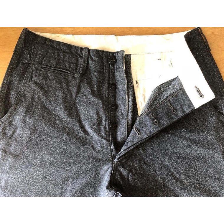 CUSHMAN CUSHMAN ブラックシャンブレー・ワークパンツ 1941年 CUSHMAN CUSHMAN ブラックシャンブレー・ワークパンツ 1941年