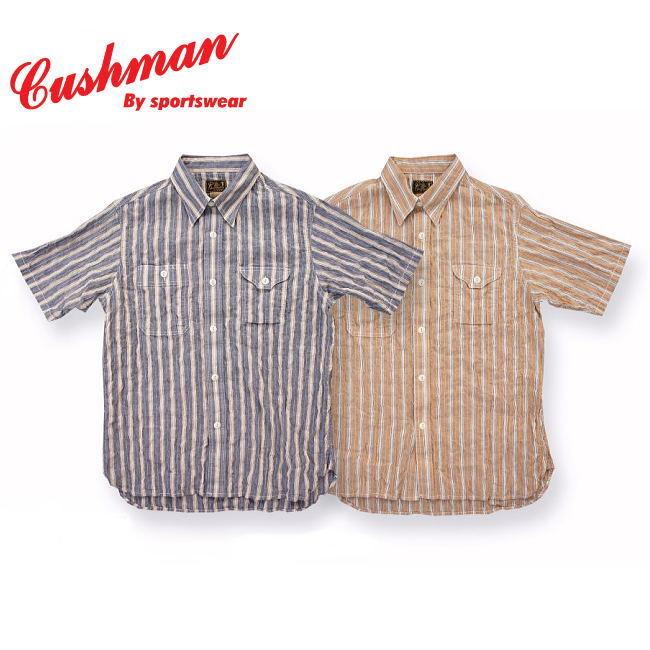 CUSHMAN（クッシュマン） ストライプワークシャツ メンズ レディース 