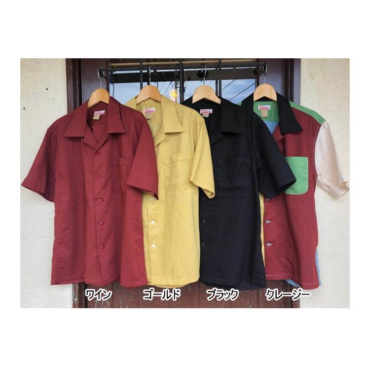 CUSHMAN クッシュマン レーヨンオープンカラーシャツ メンズ