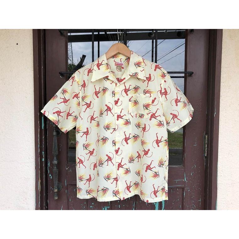 CUSHMAN（クッシュマン） 【CUSHMAN】ハワイアンシャツ（RED DEVIL