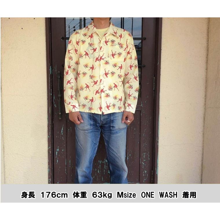 CUSHMAN（クッシュマン） 【CUSHMAN】ロングスリーブハワイアンシャツ