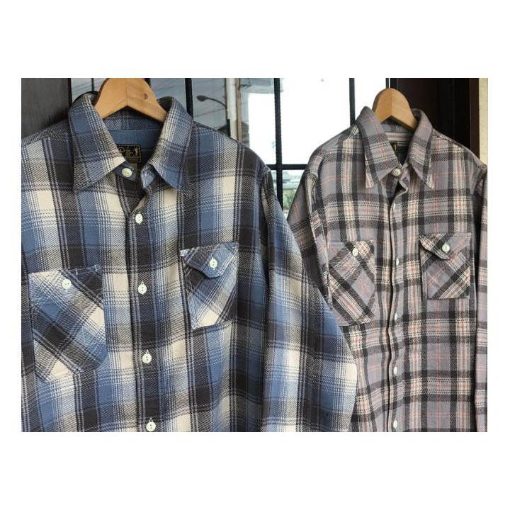 CUSHMAN（クッシュマン） ネルチェックワークシャツ 長袖シャツ メンズ