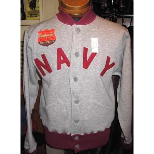 CUSHMAN（クッシュマン） スウェットNAVYジャケット コットン100