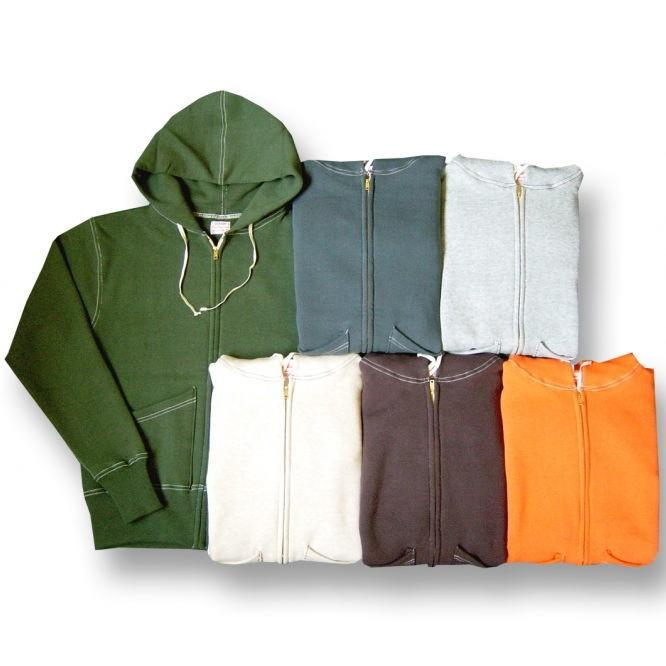 CUSHMAN（クッシュマン） フルジップスウェットパーカー メンズ