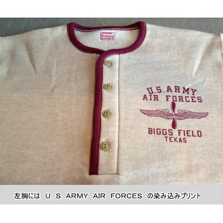 CUSHMAN（クッシュマン） スウェットヘンリーL/S コットン100％ メンズ