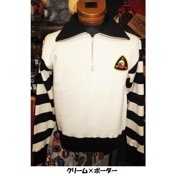 CUSHMAN クッシュマン ハーフジップ タートル スウェット M CUSHMAN（クッシュマン） ハーフジップ タートル スウェット メンズ